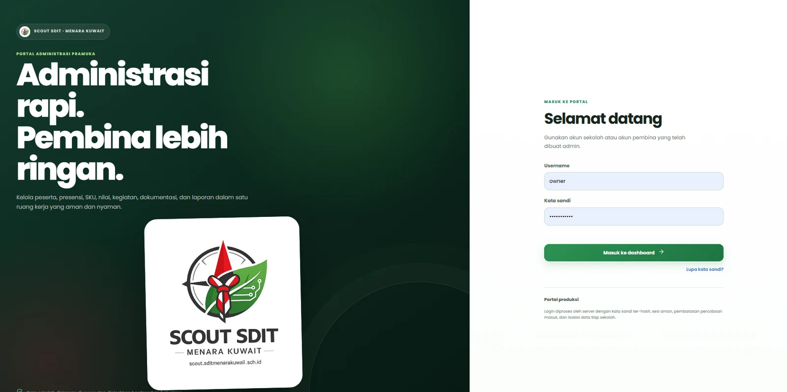 Screenshot Scout SDIT
